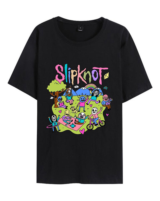 Slipknot – T-Shirt mit Aufdruck „Happy Times“