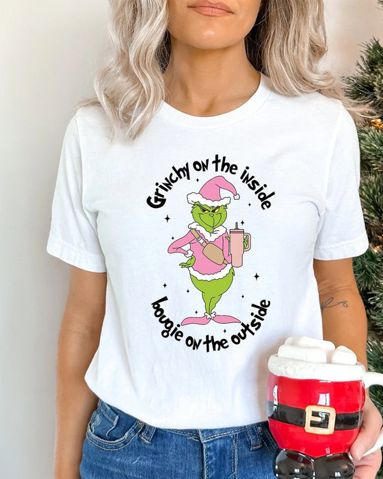 Grinchy auf der innenseite T-shirt