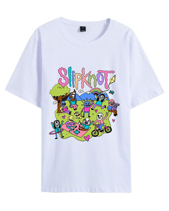 Slipknot – T-Shirt mit Aufdruck „Happy Times“