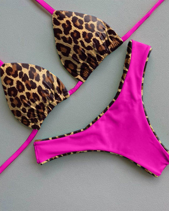 Bikini Sexy Leopardenmuster