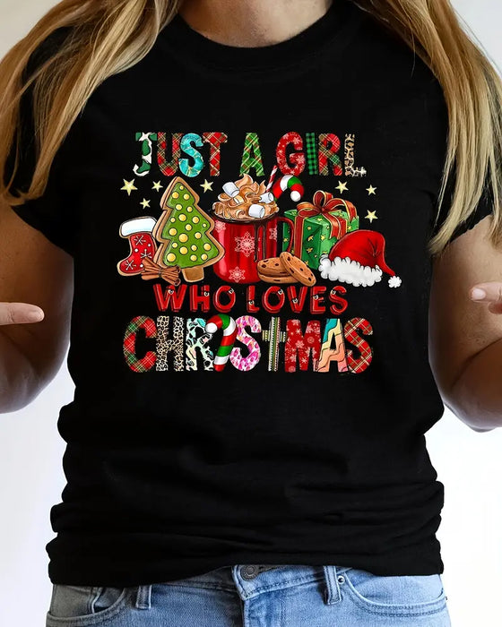 Lässiges Weihnachts-T-Shirt in Übergröße