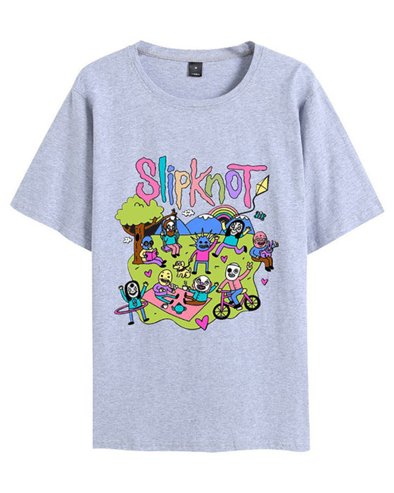 Slipknot – T-Shirt mit Aufdruck „Happy Times“