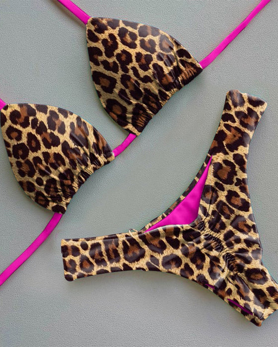 Bikini Sexy Leopardenmuster