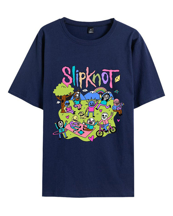 Slipknot – T-Shirt mit Aufdruck „Happy Times“