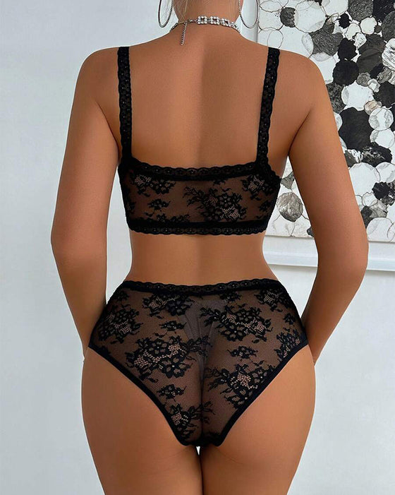 Dessous spitze sexy zweiteilig