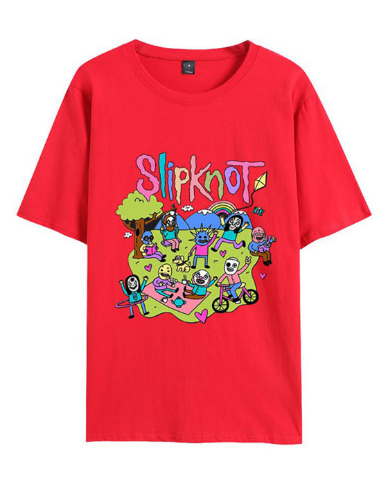 Slipknot – T-Shirt mit Aufdruck „Happy Times“