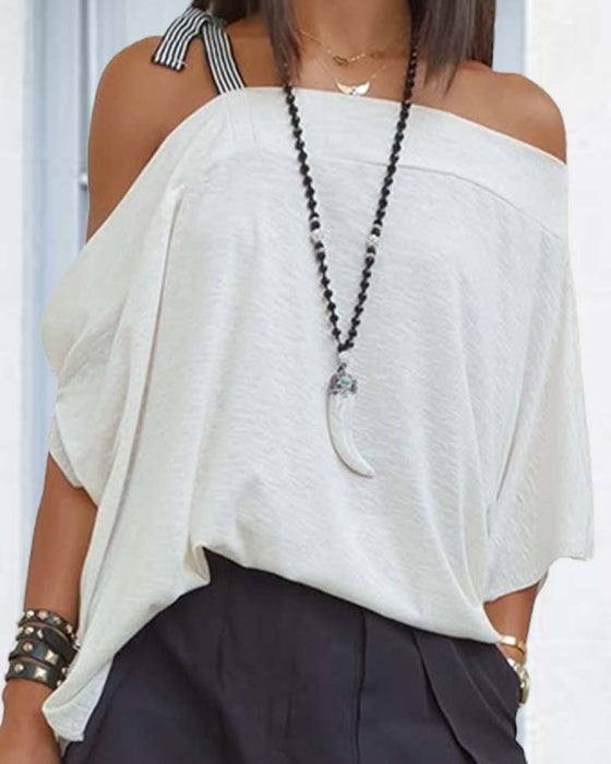 T-Shirt Off-Shoulder Locker