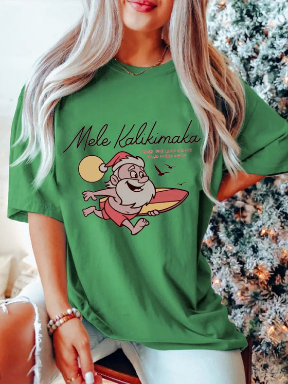 Mele Kalikimaka Hawaii Weihnachtsshirt