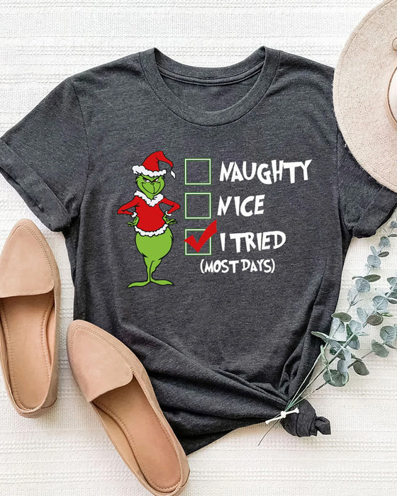 Grinch weihnachts-freizeit-T-shirt