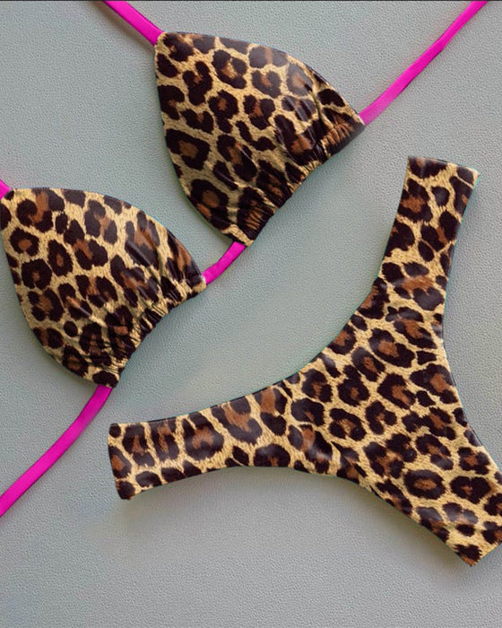 Bikini Sexy Leopardenmuster