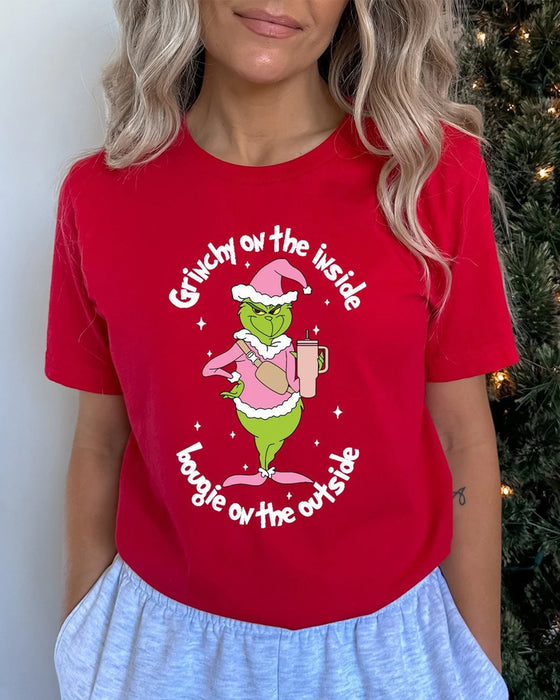 Grinchy auf der innenseite T-shirt