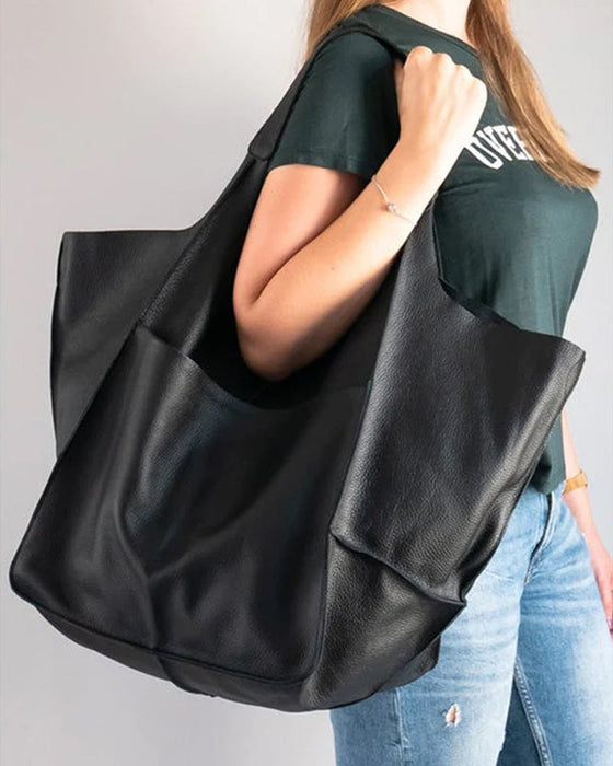 Lederhandtaschen mit großem Fassungsvermögen für Damen