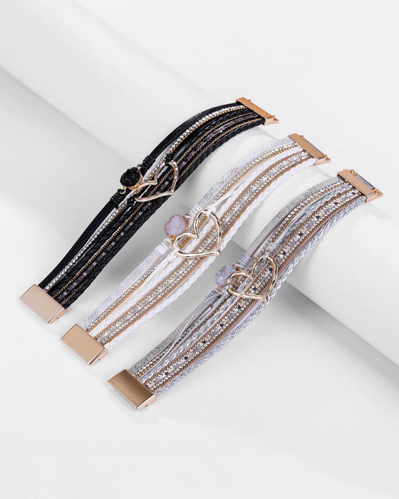 Böhmisches Herz-Armband